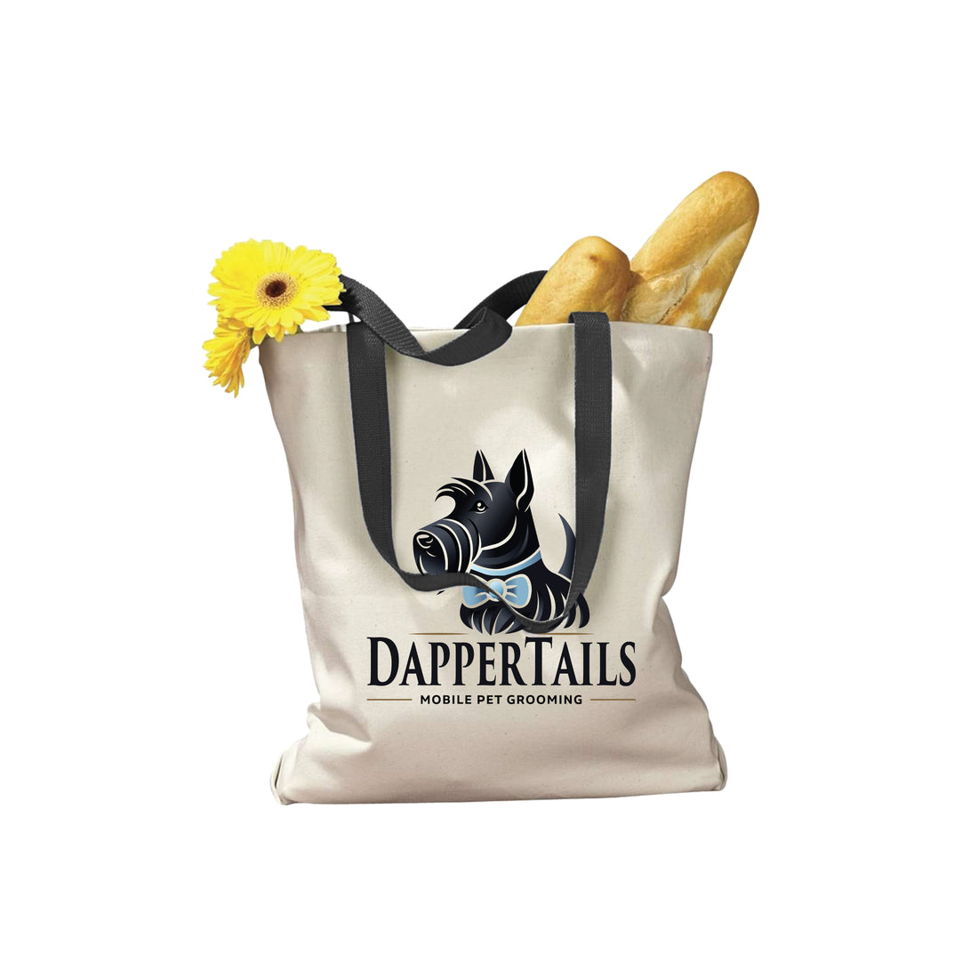 SCREEN PRINTED CANVAS TOTE BAG