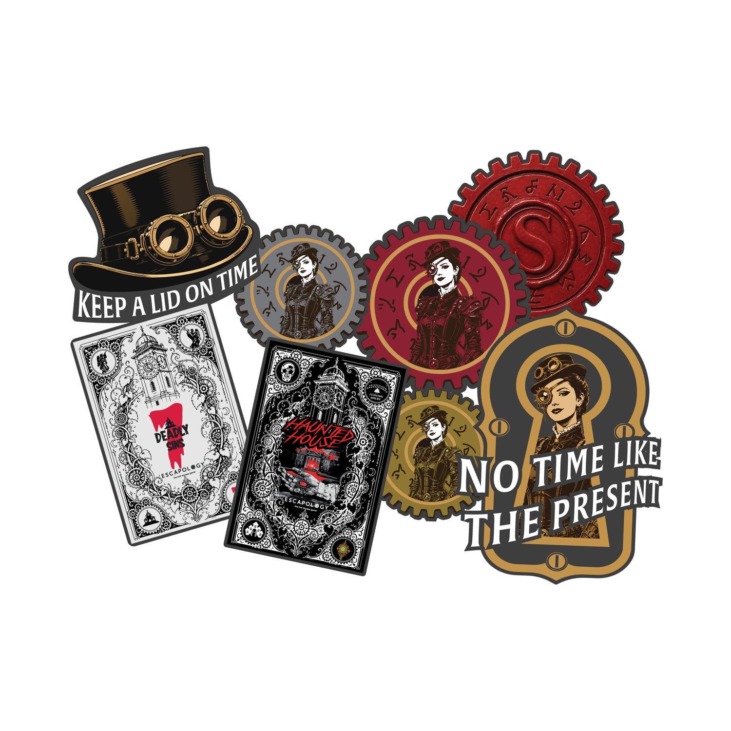 CUSTOM DYE CUT STICKER SET