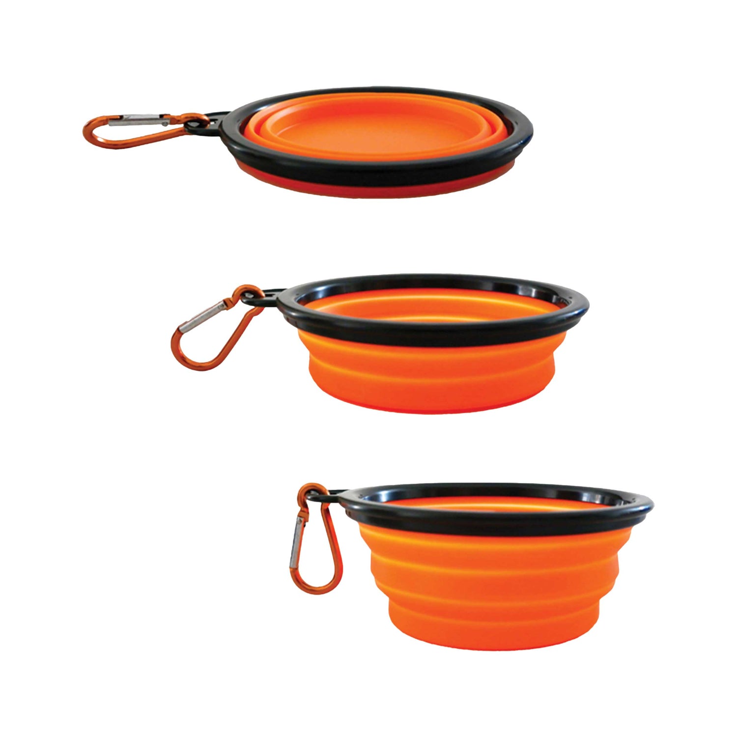PRINTED LOGO COLLAPSIBLE DOG BOWL AND BAG DISPENSER