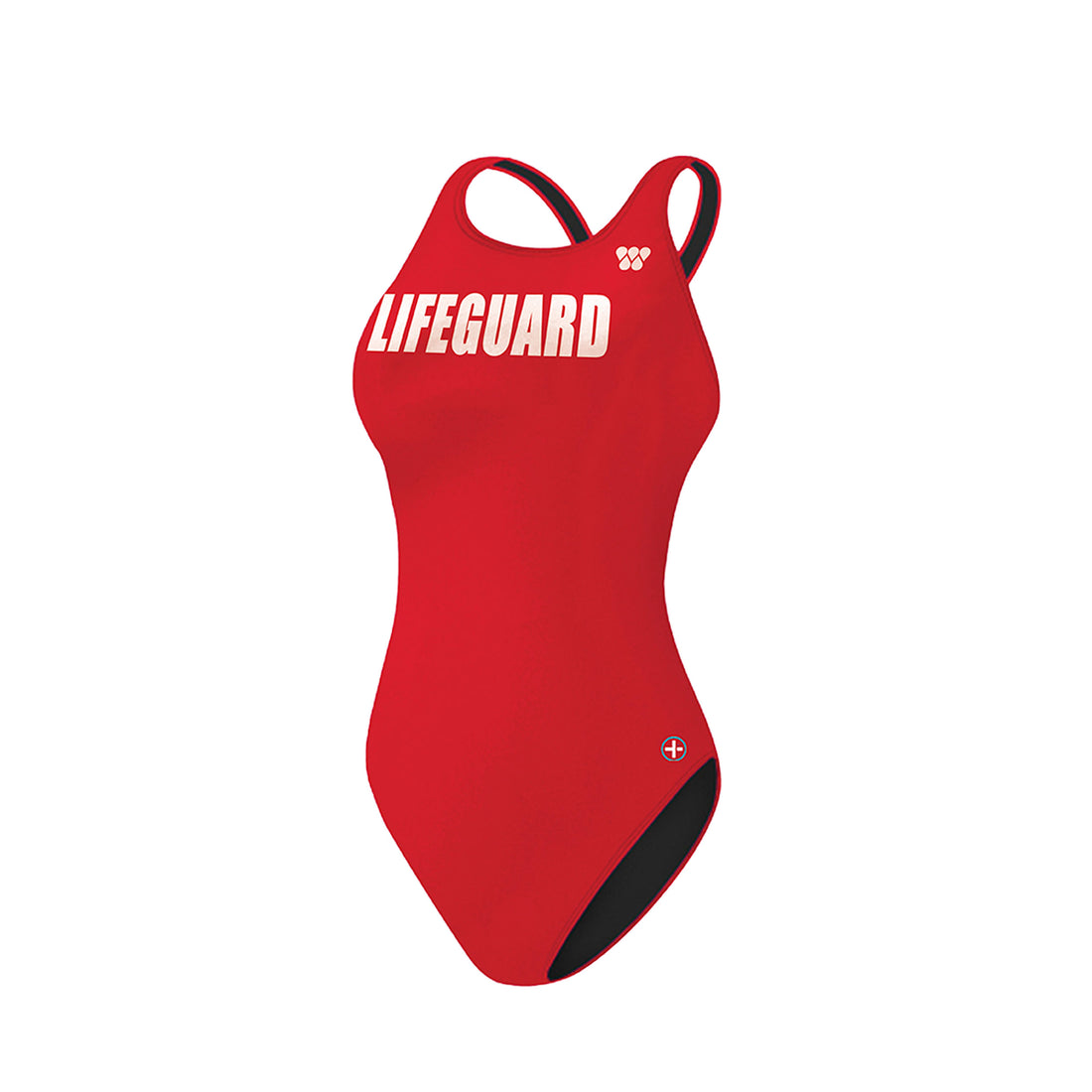 HEAT PRESS LIFEGUARD RACER BACK SWIM SUIT