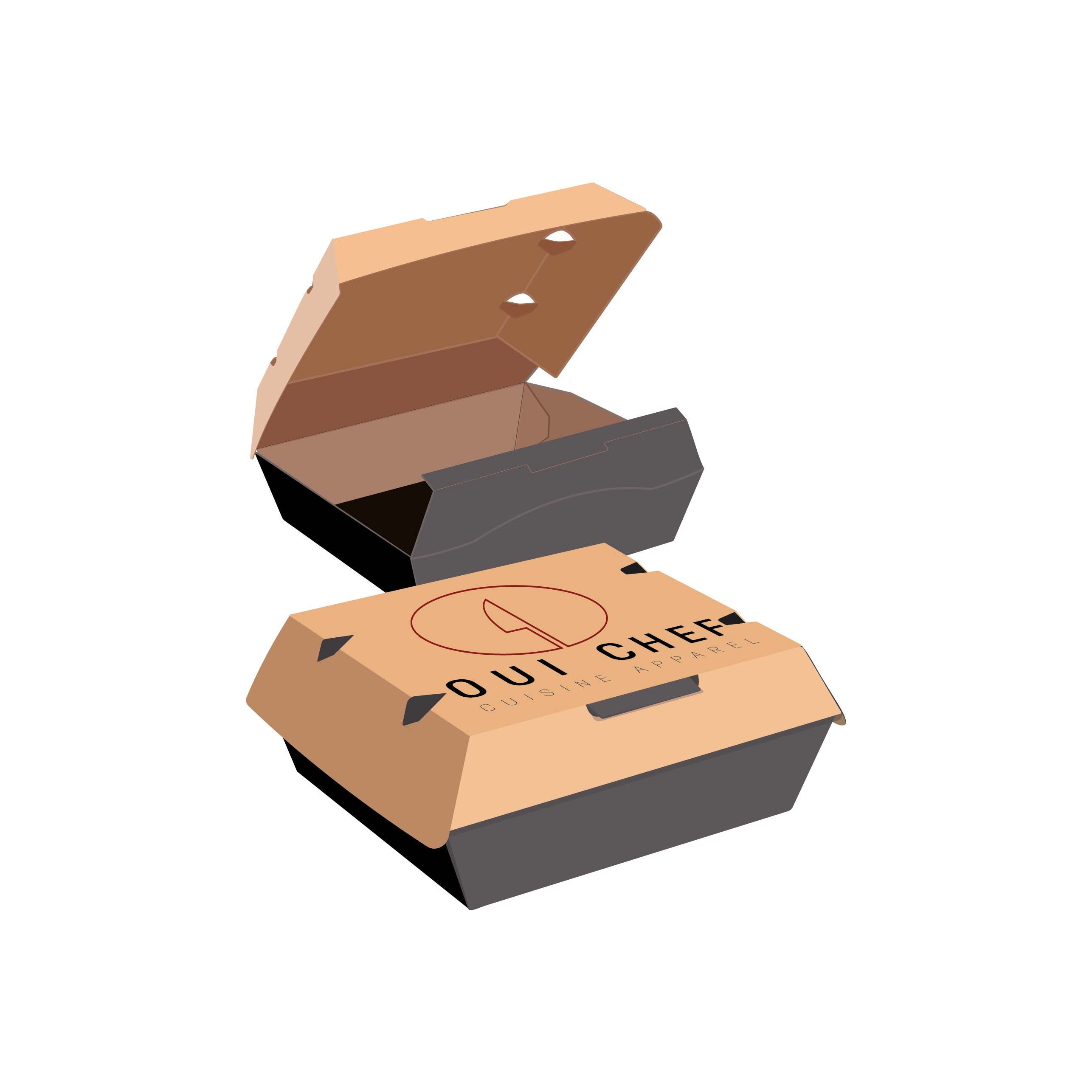 Burger Take Out Box